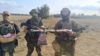 Видео-привет от арзамасских бойцов СВО