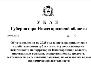 В Нижегородской области вводятся ограничения на работу мигрантов с трудовыми патентами в отдельных сферах деятельности