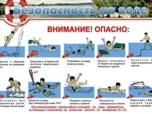 Не забывайте о правилах безопасности на воде!