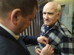 Поэту Николаю Рачкову вручен городской знак «Благодарение хранителю наследия»