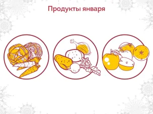 Роспотребнадзор про сезонные продукты января