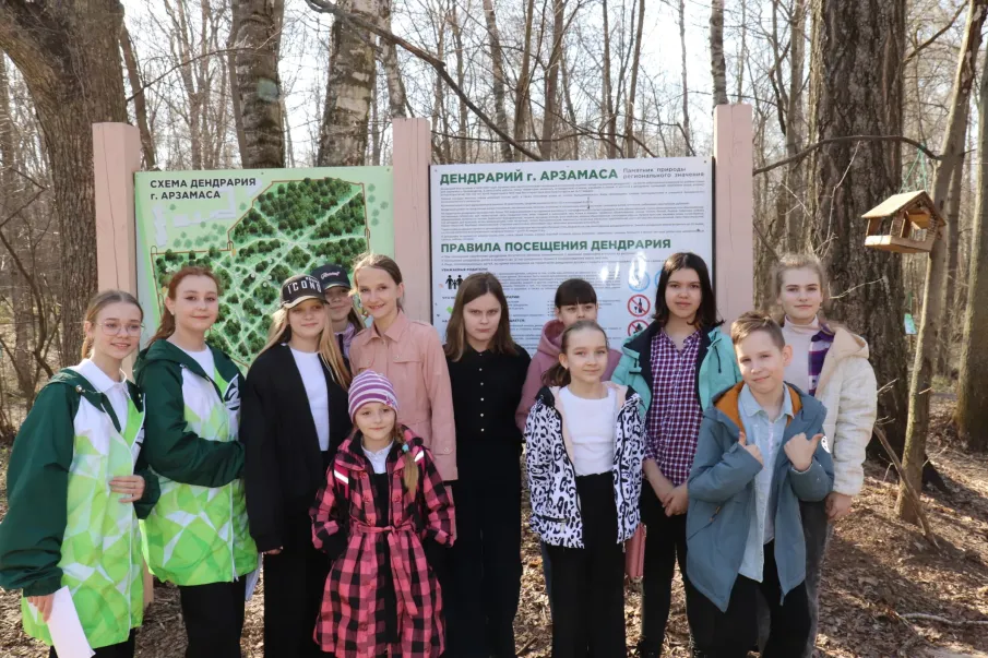 В Арзамасском дендрарии реализуется экопроект «Музей под открытым небом» при поддержке Фонда президентских грантов