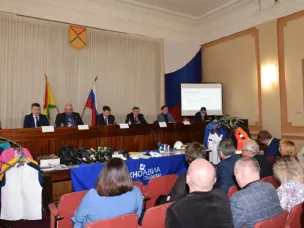 В администрации города Арзамаса 28.04.2022 года проведено совещание-семинар в рамках мероприятий, посвященных Всемирному Дню охраны труда