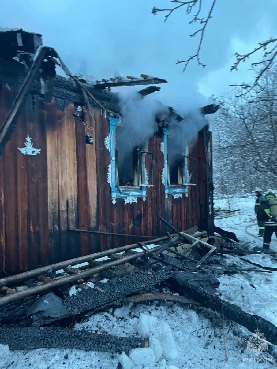Два человека погибли на пожаре в Пошатове