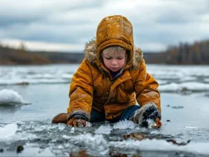 Беспечность на льду может стоить жизни!
