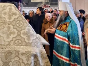 Сегодня состоялось освящение придела в честь Всех святых и святителя Николая Чудотворца в Воскресенском соборе