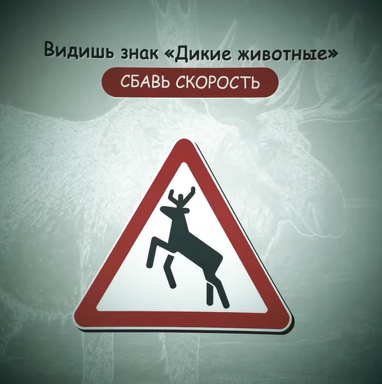 Лоси на дороге — опасность, к которой лучше быть готовым