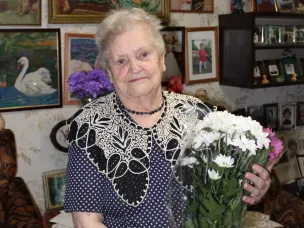 90—летний юбилей отметила жительница блокадного Ленинграда, ветеран Великой Отечественной войны Людмила Ильина