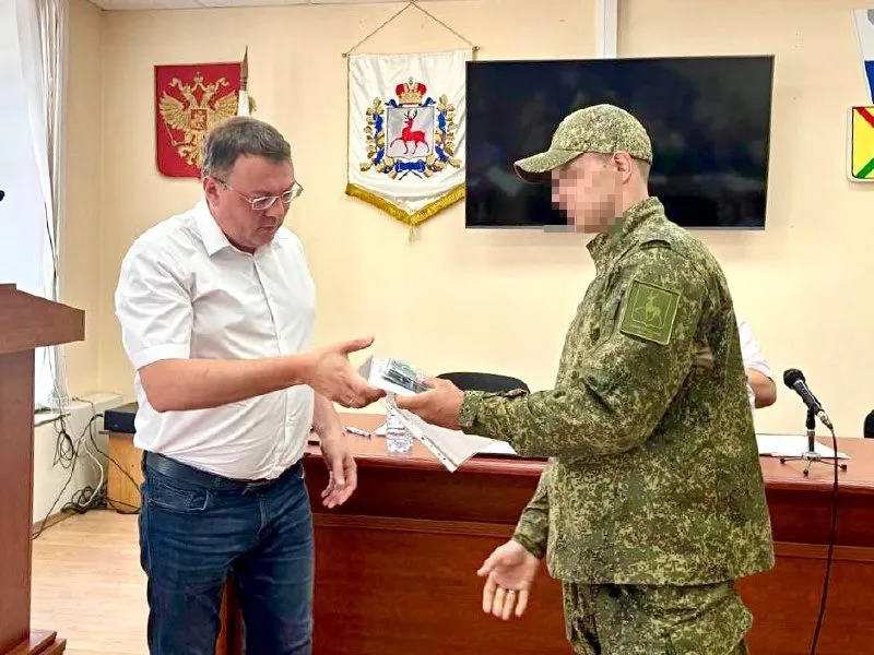 Медалью «За помощь фронту» награжден мэр Арзамаса Александр Щелоков