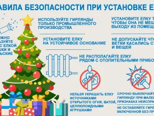 Меры пожарной безопасности при проведении новогодних мероприятий
