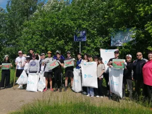 Субботник у Смирновского пруда