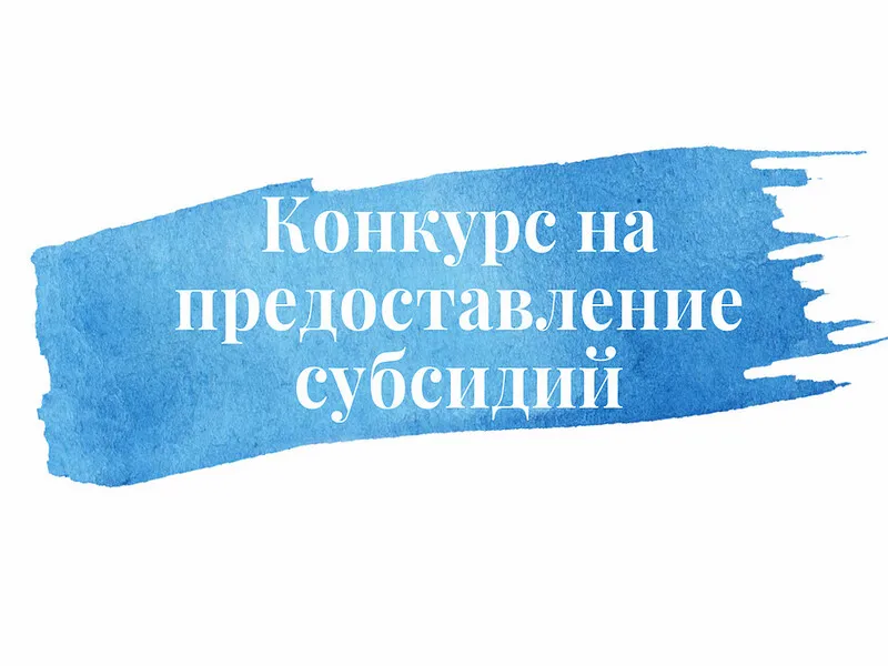 Конкурс по предоставлению субсидий