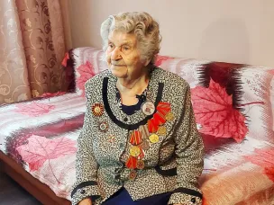 Ветерану Великой Отечественной войны Анне Ивановне Ковалевой сегодня исполнилось ровно 100 лет!
