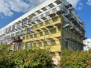 Начался капитальный ремонт фасада школы №17