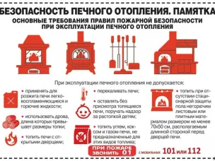 Безопасность печного отопления