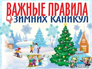 Памятка безопасного поведения на зимних каникулах