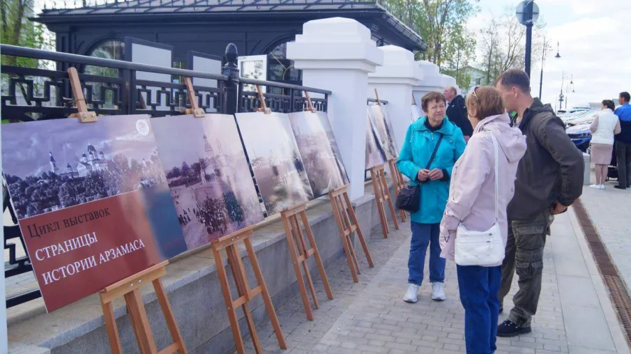 На территории обновленного Ленинского садика Арзамасский историко-художественный музей открыл свой павильон