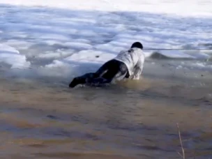 Весенний лёд обманчив