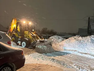 Снег: расчистка - на второстепенных улицах