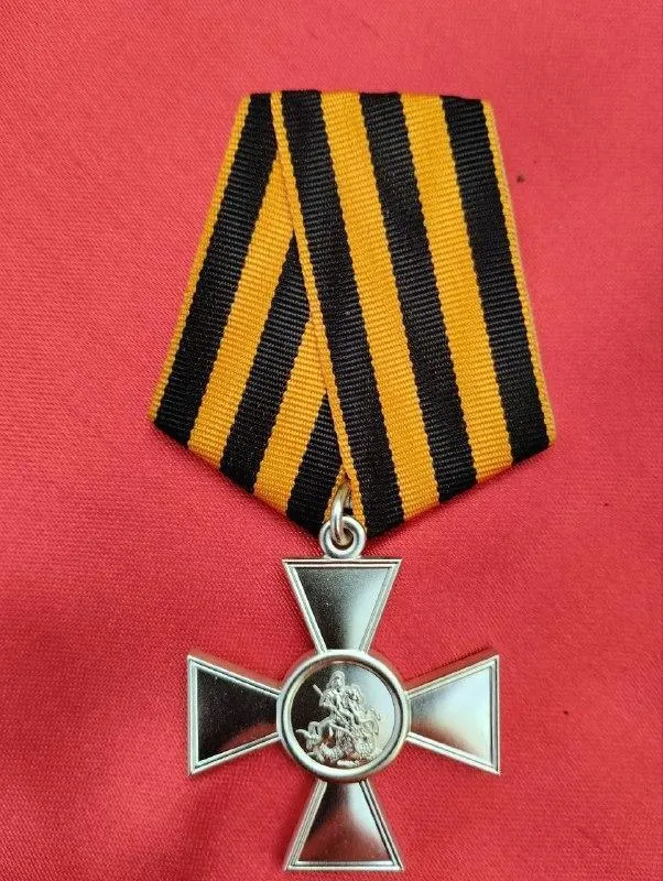 Арзамасский боец с позывным «Пьер» награжден Георгиевским крестом IV степени