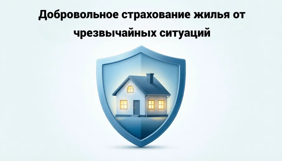Добровольное страхование жилья от чрезвычайных ситуаций
