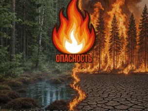 Местами по Нижегородской области ожидается высокая пожароопасность лесов и торфяников