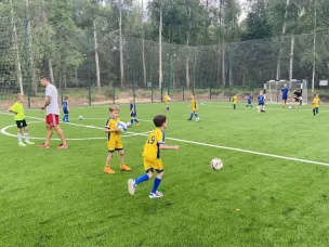 Открытие спортивной площадки для мини-футбола состоялось