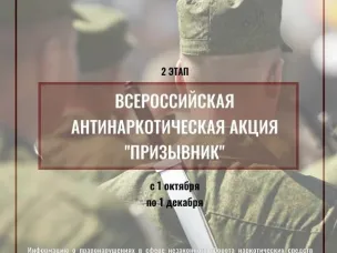 С 1 октября по 1 декабря в Нижегородской области пройдет второй этап общероссийской акции «Призывник»