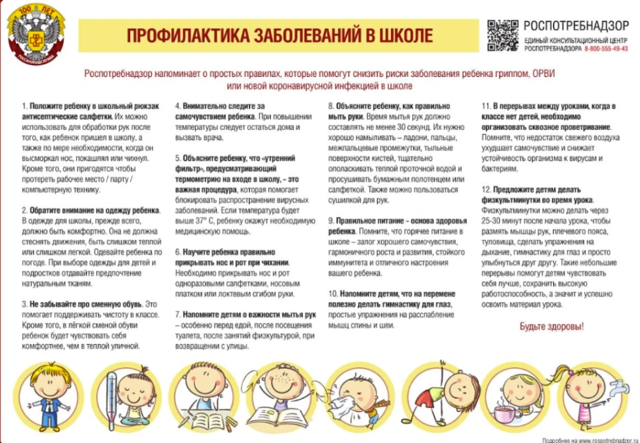 Профилактика заболеваний в школе