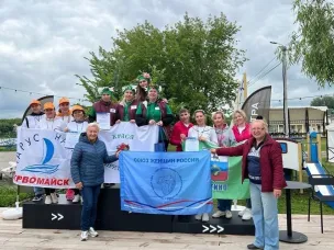 Команда Союза женщин г.о.г Арзамас «Краса Притешья» победила в нижегородской Регате на яхтах «Волжские чайки»